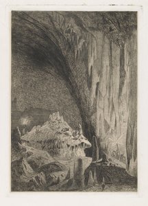 Salão nas cavernas de Han