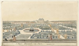 Vista da Casa De Voorst de Martinus Berkenboom