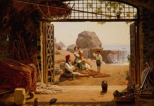Uma família de pescadores napolitanos
