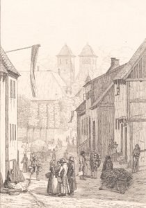 Um dia de mercado em Viborg de Martinus Rørbye