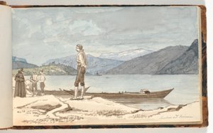 Um ponto de passagem. Figuras por barcos de Martinus Rørbye