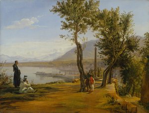 Figures at a Shrine, A Port Beyond (óleo sobre tela)