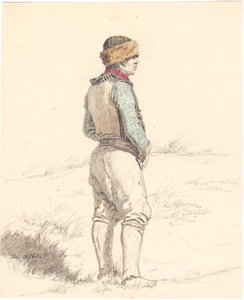 Pescador Lars Gayhede em Skagen de Martinus Rørbye