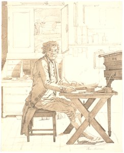 Escritor Jens Melsen de Martinus Rørbye