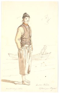 Anders Kruse. Pesca em Skagen de Martinus Rørbye