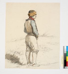 Pescador Lars Gayhede em Skagen de Martinus Rørbye