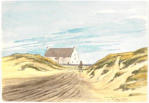 A antiga igreja de Frederikshavn de Martinus Rørbye