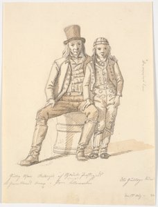 Ole Gullog e filho, superior Telemarken de Martinus Rørbye