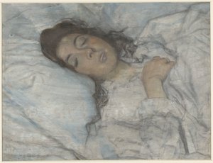 mulher dormindo de Martinus van Andringa (signed by artist)