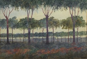 Um bosque de árvores de Martín Malharro