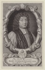 Edward Stillingfleet, Bispo de Worcester (gravura) de Mary (after) Beale