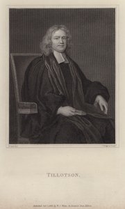 John Tillotson, Arcebispo de Canterbury (gravura) de Mary (after) Beale