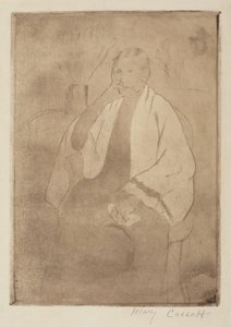 Um retrato da mãe do artista de Mary Cassatt