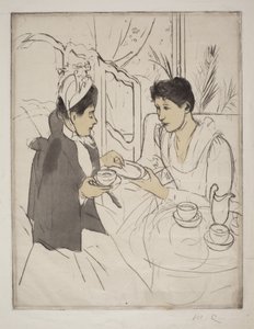 Chá da tarde de Mary Cassatt