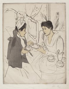 Afternoon Tea Party, 1890-1891. de Mary Cassatt
