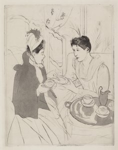 Afternoon Tea Party, 1890-1891. de Mary Cassatt