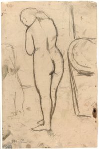 Desenho para nu em pé, c.1879