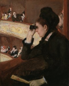 No Loge de Mary Cassatt