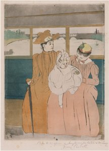 No ómnibus de Mary Cassatt