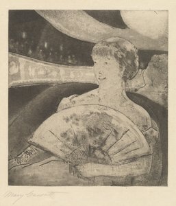 Na Caixa de Ópera No. 3, c. 1880. de Mary Cassatt