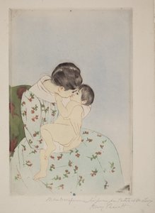 O Beijo da Mãe de Mary Cassatt