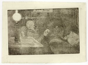 Sr. e Sra. Cassatt Reading de Mary Cassatt