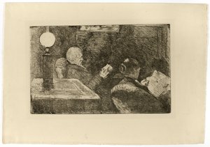 Sr. e Sra. Cassatt Reading de Mary Cassatt