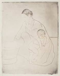 The Bath, 1890-1891. de Mary Cassatt
