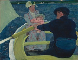 O passeio de barco de Mary Cassatt