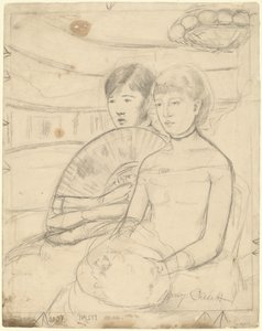 O Loge [reto], 1882. de Mary Cassatt