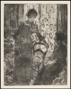 A Visita, c.1881 de Mary Cassatt