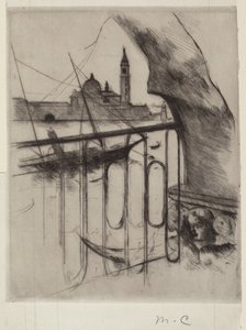 Vista de Veneza de Mary Cassatt