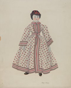 Boneca com cabeça chinesa de Mary D. Porter