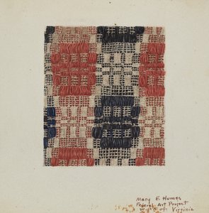 Coverlet, c. 1938. de Mary E Humes