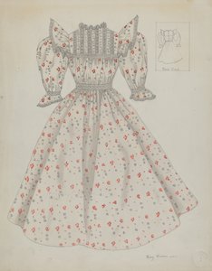 Doll Dress, c. 1936. de Mary E Humes