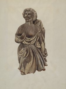 Cabeça de figura Martha, c. 1938.