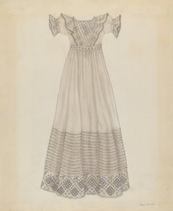 Vestido infantil, c. 1936. de Mary E Humes