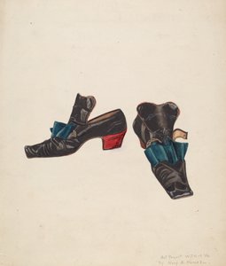 chinelos de homem de Mary E. Humes
