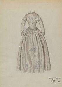 Vestido de noiva, c. 1939.