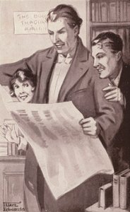 Ilustração para Kipps de H. G. Wells (litografia) de Mary Ellen Edwards