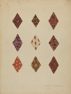 Quilt Patches, c. 1937.