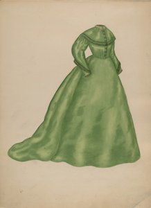Vestido de noiva, c. 1940. de Mary Fitzgerald