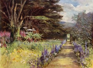 Scottish Gardens: Colinton House (cor litho)