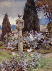 Scottish Gardens: Stobhall (cor litho)