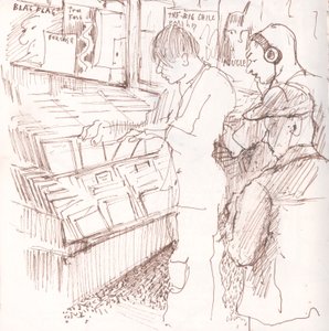 Rough Trade, 2006 (caneta e tinta) de Mary Kuper