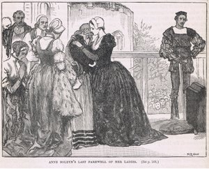 O último adeus de Ann Boleyn às suas damas