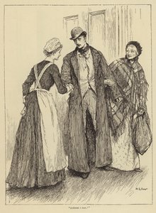 Ilustração para a história de uma enfermeira, por Honnor Morten de Mary L. Gow