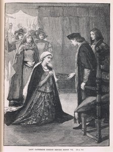 Lady Catherine Gordon antes de Henry VII 1497