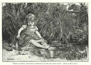 Silas Marner - Aqui sentou Eppie, discursando alegremente para sua pequena bota de Mary L. Gow