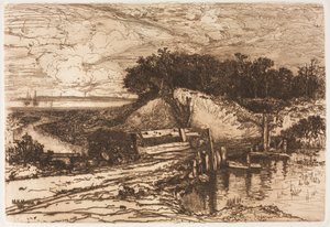 Baía de Gardiners, Long Island, vista da lagoa fresca, 1881.